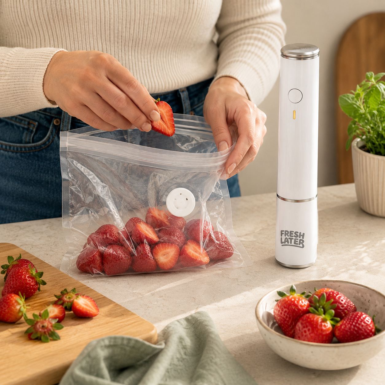 Fresh Later - Handheld Vacuum Sealer