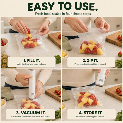 Fresh Later - Handheld Vacuum Sealer